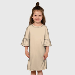Детское платье 3D Бежевая - фото 2
