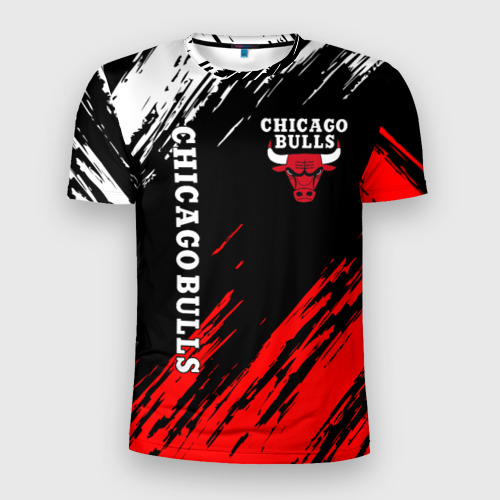 Мужская футболка 3D Slim Chicago bulls, цвет 3D печать