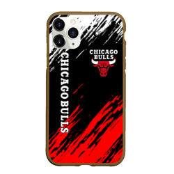 Чехол для iPhone 11 Pro Max матовый Chicago bulls