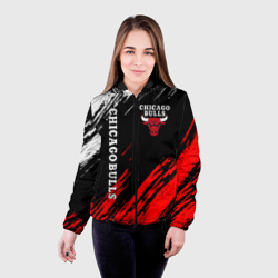 Женская куртка 3D Chicago bulls - фото 2