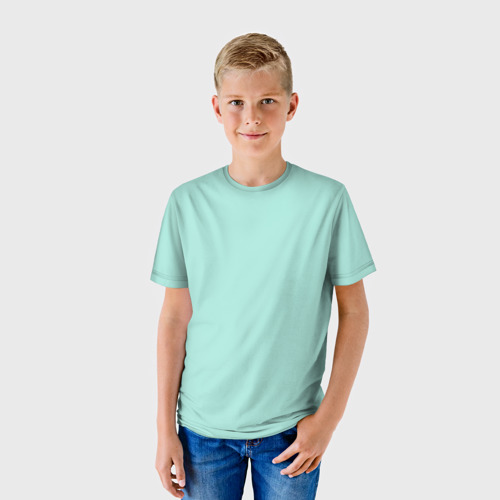 Детская футболка 3D Мятная Маска - фото 3