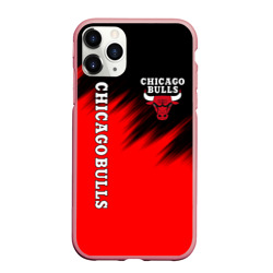 Чехол для iPhone 11 Pro Max матовый Chicago bulls Чикаго буллс