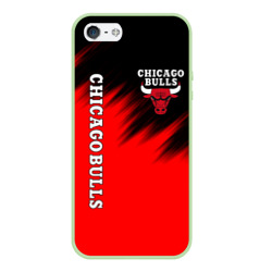 Чехол для iPhone 5/5S матовый Chicago bulls Чикаго буллс