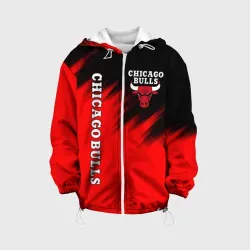 Детская куртка 3D Chicago bulls Чикаго буллс