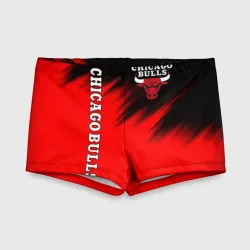 Детские купальные плавки 3D Chicago bulls Чикаго буллс