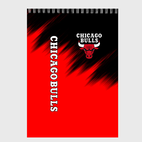 Скетчбук Chicago bulls Чикаго буллс, цвет белый