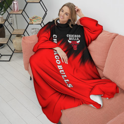 Плед с рукавами Chicago bulls Чикаго буллс - фото 2