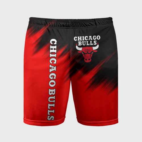 Мужские шорты спортивные Chicago bulls Чикаго буллс, цвет 3D печать