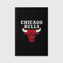 Обложка для паспорта матовая кожа Chicago bulls Чикаго буллс