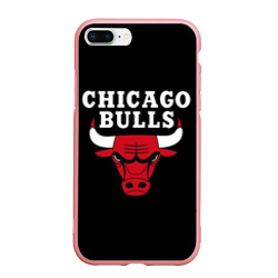 Чехол для iPhone 7Plus/8 Plus матовый Chicago bulls Чикаго буллс