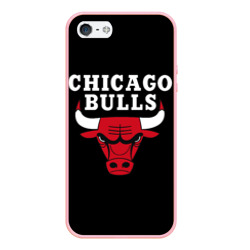 Чехол для iPhone 5/5S матовый Chicago bulls Чикаго буллс