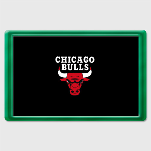 Магнит 45*70 Chicago bulls Чикаго буллс, цвет зеленый