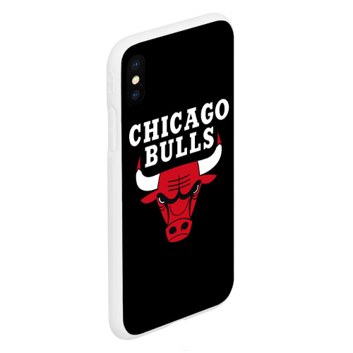 Чехол для iPhone XS Max матовый Chicago bulls Чикаго буллс - фото 3