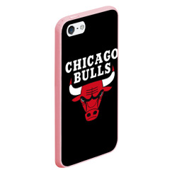 Чехол для iPhone 5/5S матовый Chicago bulls Чикаго буллс - фото 2