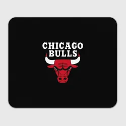 Прямоугольный коврик для мышки Chicago bulls Чикаго буллс