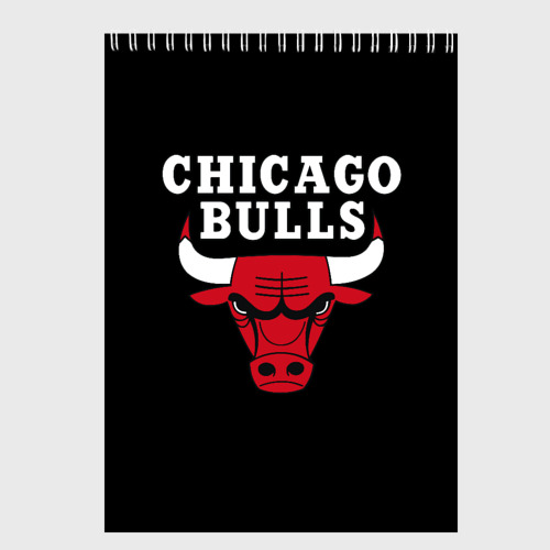 Скетчбук Chicago bulls Чикаго буллс, цвет белый