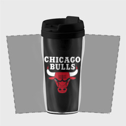 Термокружка-непроливайка Chicago bulls Чикаго буллс - фото 2