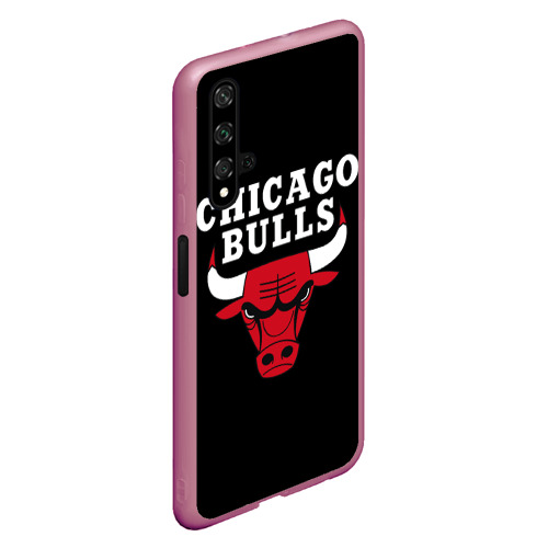 Чехол для Honor 20 Chicago bulls Чикаго буллс, цвет малиновый - фото 3