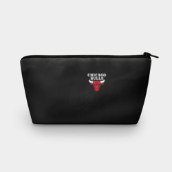 Косметичка 3D Chicago bulls Чикаго буллс лого на кармашке
