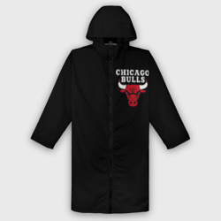 Мужской дождевик 3D Chicago bulls Чикаго буллс лого на кармашке