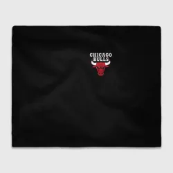 Плед 3D Chicago bulls Чикаго буллс лого на кармашке