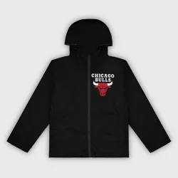 Женская ветровка 3D Chicago bulls Чикаго буллс лого на кармашке