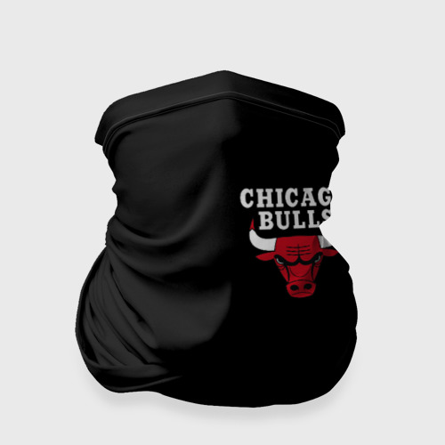 Бандана-труба 3D Chicago bulls Чикаго буллс лого на кармашке, цвет 3D печать