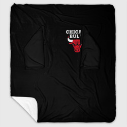 Плед с рукавами Chicago bulls Чикаго буллс лого на кармашке