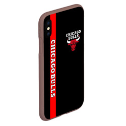 Чехол для iPhone XS Max матовый Chicago bulls - фото 2