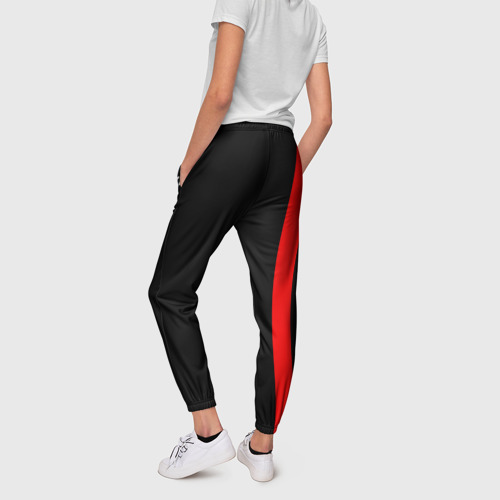 Женские брюки 3D с принтом CHICAGO BULLS, вид сзади #2