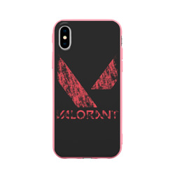 Чехол для iPhone X матовый Valorant