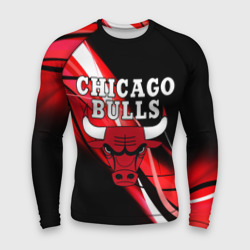 Мужской рашгард 3D Chicago bulls Чикаго буллс