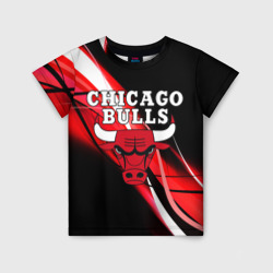 Детская футболка 3D Chicago bulls Чикаго буллс