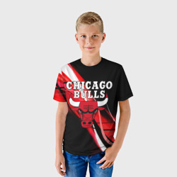 Детская футболка 3D Chicago bulls Чикаго буллс - фото 2