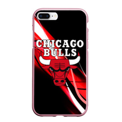 Чехол для iPhone 7Plus/8 Plus матовый Chicago bulls Чикаго буллс