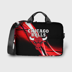 Сумка для ноутбука 3D Chicago bulls Чикаго буллс