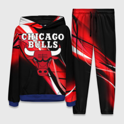 Женский костюм с толстовкой 3D Chicago bulls Чикаго буллс