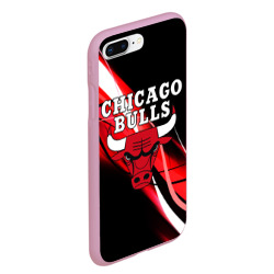 Чехол для iPhone 7Plus/8 Plus матовый Chicago bulls Чикаго буллс - фото 2