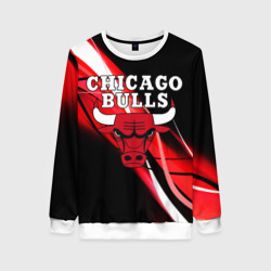 Женский свитшот 3D Chicago bulls Чикаго буллс