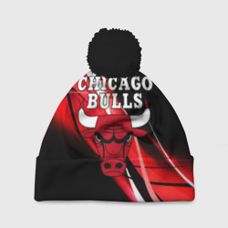 Шапка 3D c помпоном Chicago bulls Чикаго буллс