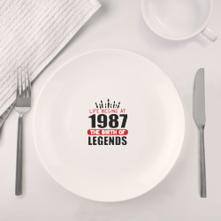 Набор: тарелка + кружка 1987 - рождение легенды - фото 2
