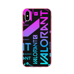 Чехол для iPhone X матовый Valorant