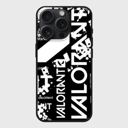 Чехол силиконовый для Apple iPhone 15 Pro матовый Valorant