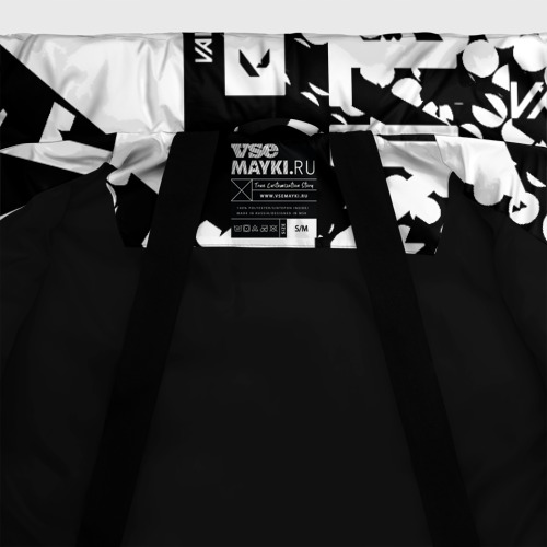 Женская зимняя куртка Oversize Valorant, цвет черный - фото 7