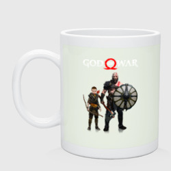 Кружка керамическая God of war