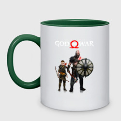 Кружка двухцветная God of war