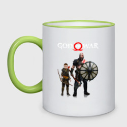 Кружка двухцветная God of war