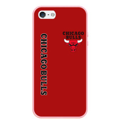 Чехол для iPhone 5/5S матовый Chicago bulls Чикаго буллс