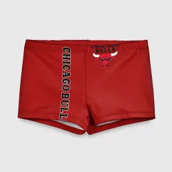 Детские купальные плавки 3D Chicago bulls Чикаго буллс