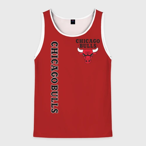 Мужская майка 3D Chicago bulls Чикаго буллс